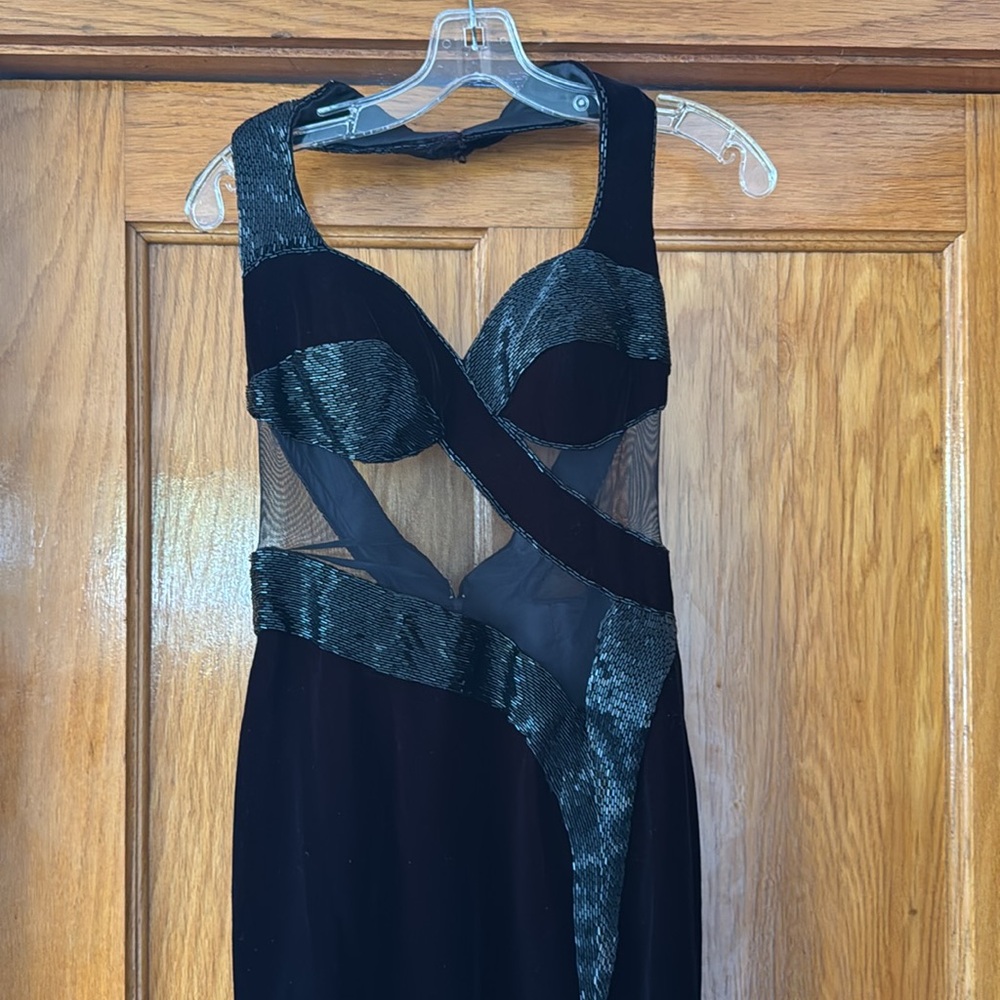 Stunning Claire’s Collection Beaded Velvet Gown S
